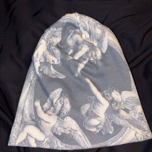 Angel Print Beanie Hat